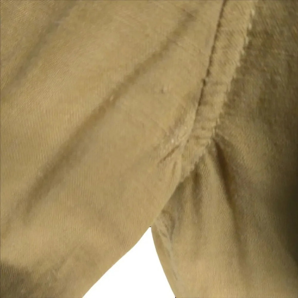 Lucky Brand Live in Love Military Style Jacket Linen Khaki Brown XS - Picture 9 of 10